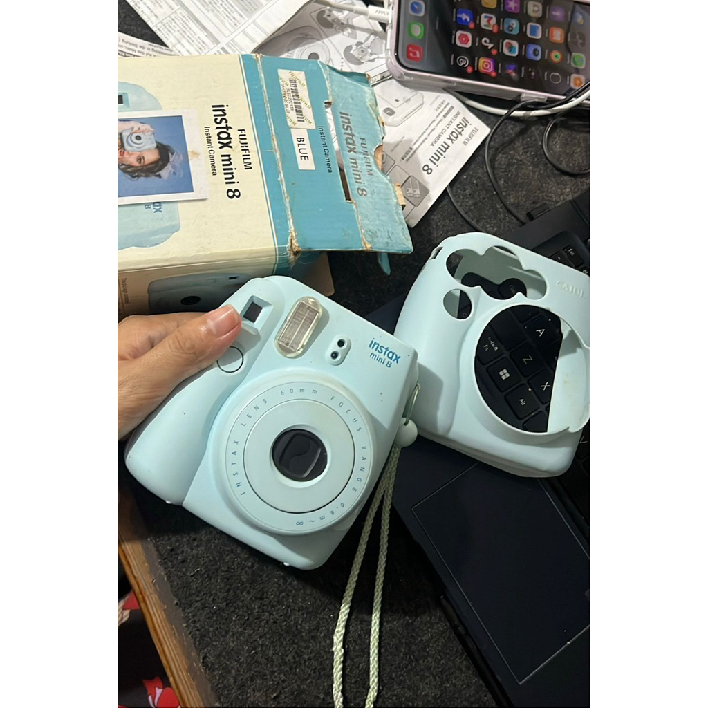 Fujifilm instax mini 8 Polaroid baby blue - second