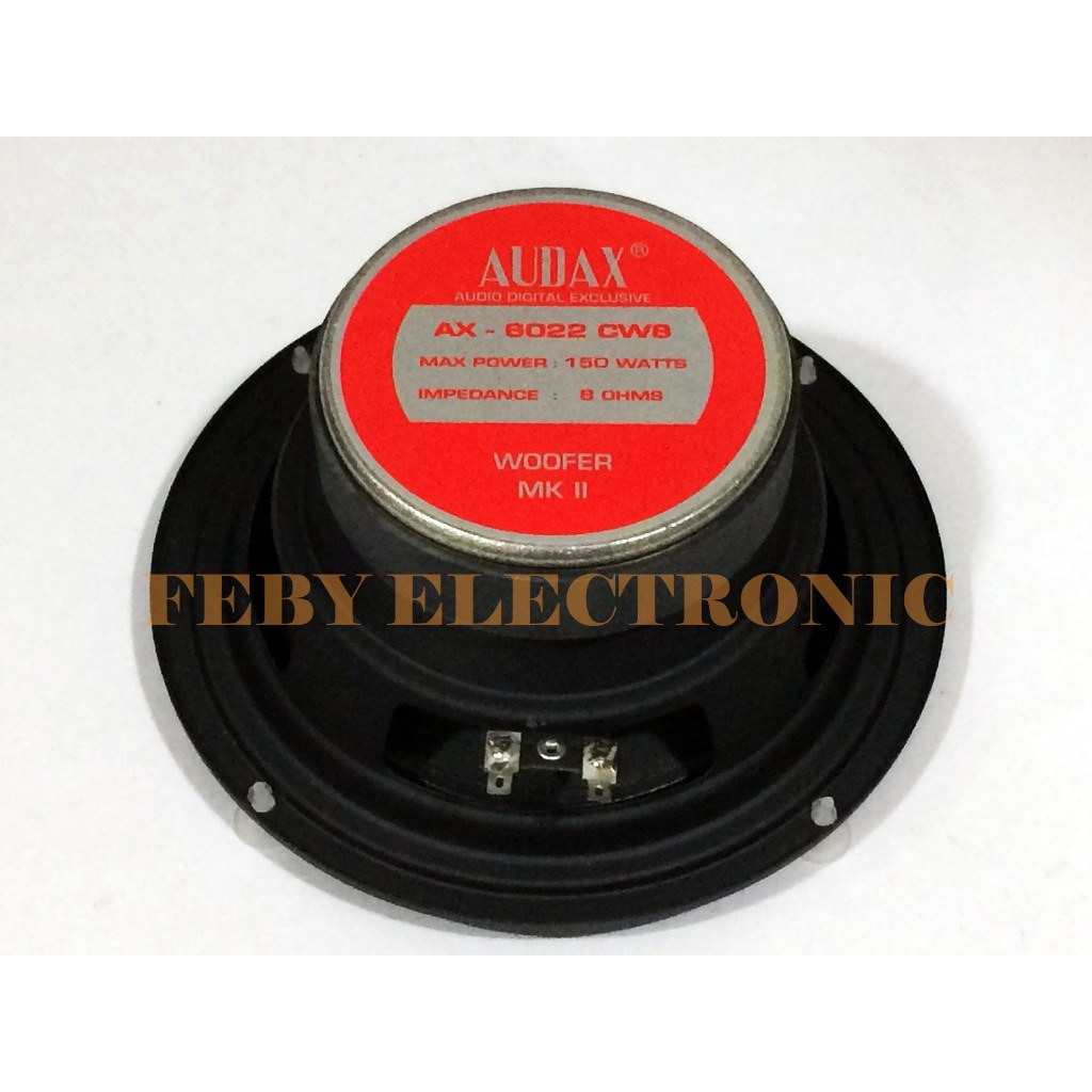 SPEAKER Audax 6 inch AX-6022 150 watt 8 ohm ORIGINAL magnet besar