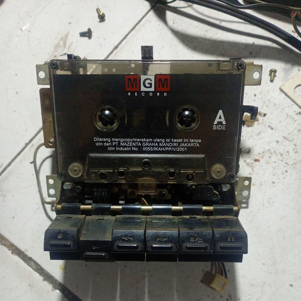 mekanik tape deck Polytron BB 531 KA bigband aman normal tinggal pasang