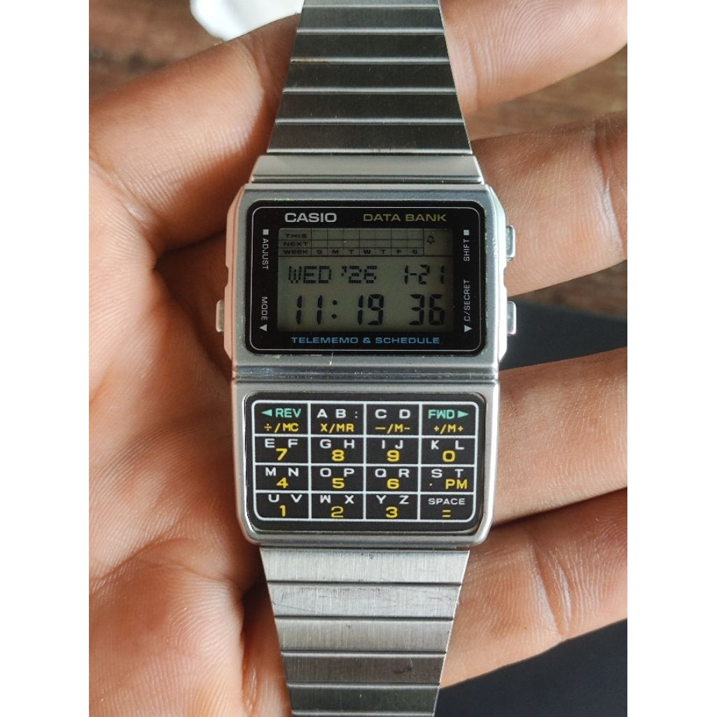Jam Casio DBC-610 Calculator Vintage Tahun 1980an