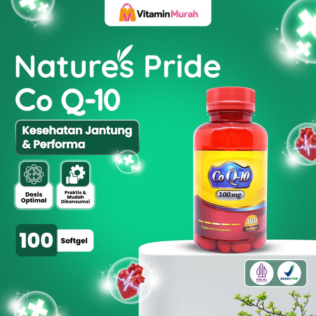 NATURE'S PRIDE CO Q-10 100 MG CO ENZYM Q100 ISI 100 SOFTGEL