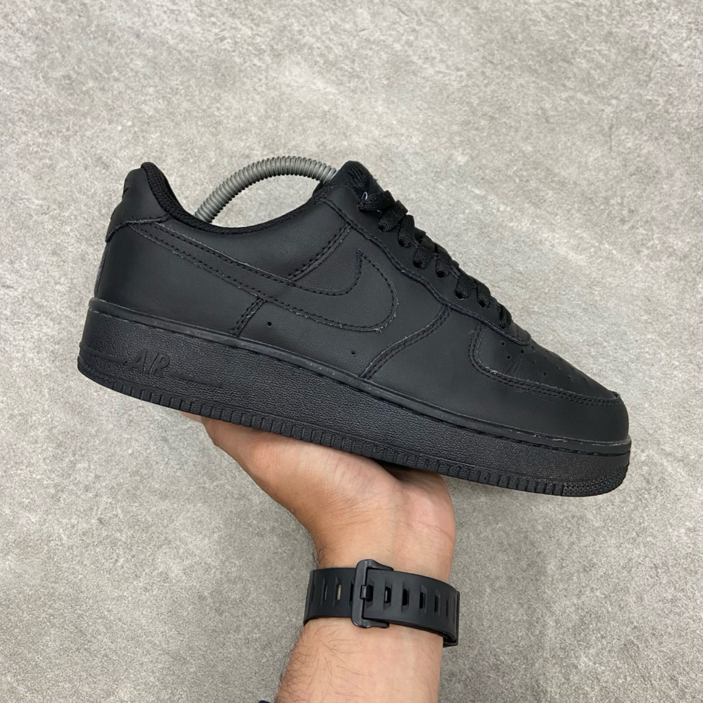 [Size 40] Nike Air Force 1 AF 1 Black Full Black Triple Black (315122-001) Second Kondisi Mulus Nomi