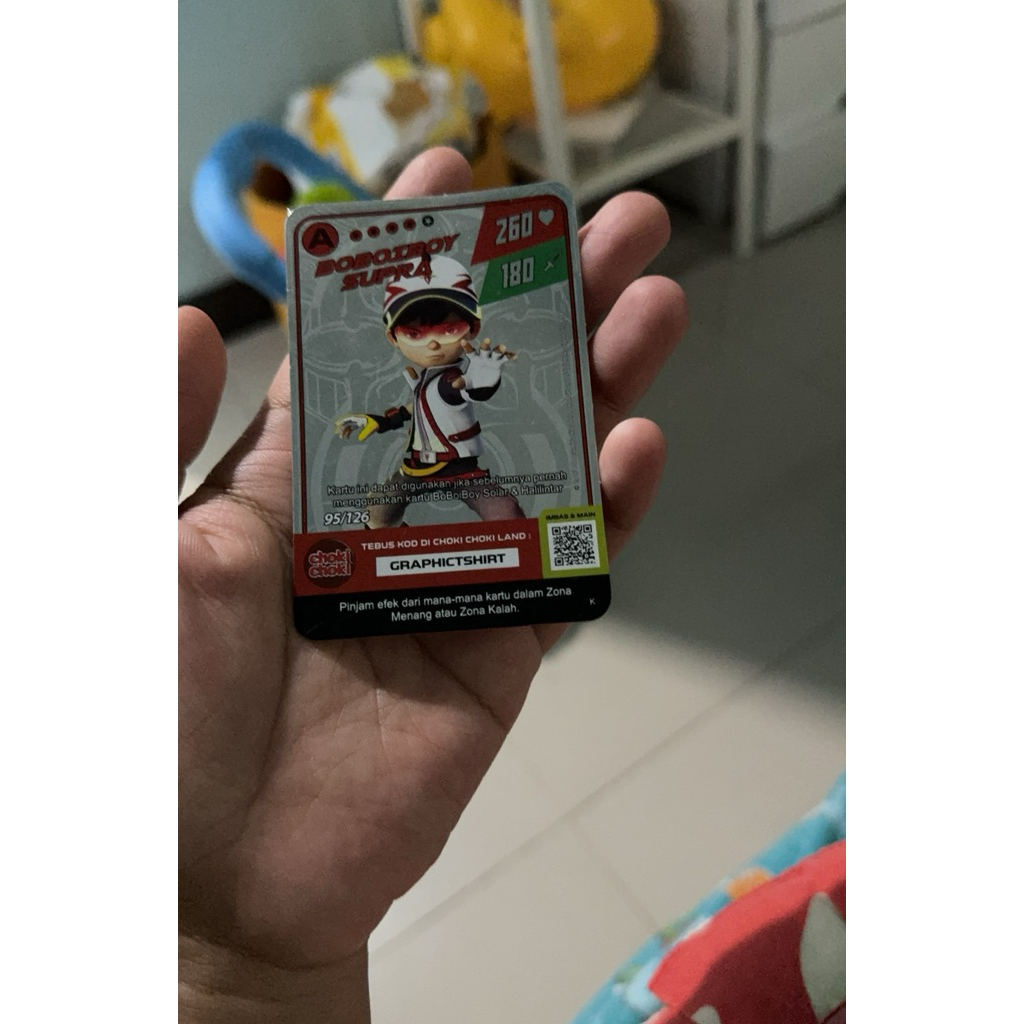 kartu boboi boy supra dan sori