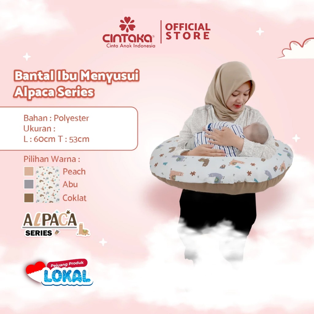 Cintaka Bantal Ibu Menyusui Alpaca Series