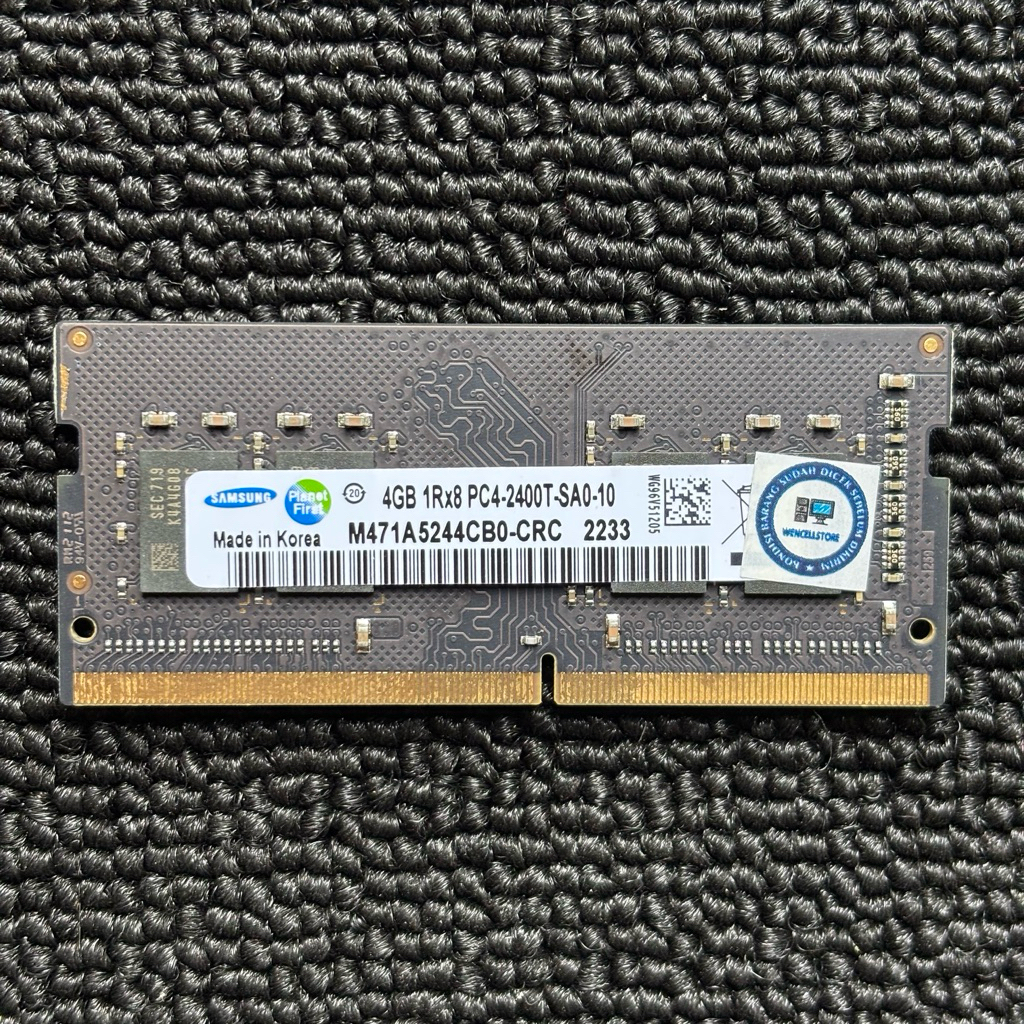 RAM LAPTOP SAMSUNG 4GB 1Rx8 PC4-2400T DDR4 V2 SODIMM