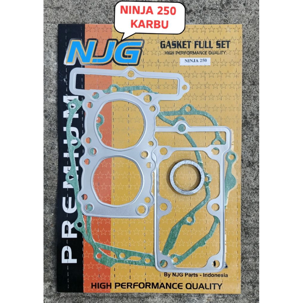 Paking fullset Full set NINJA 250 Karbu
