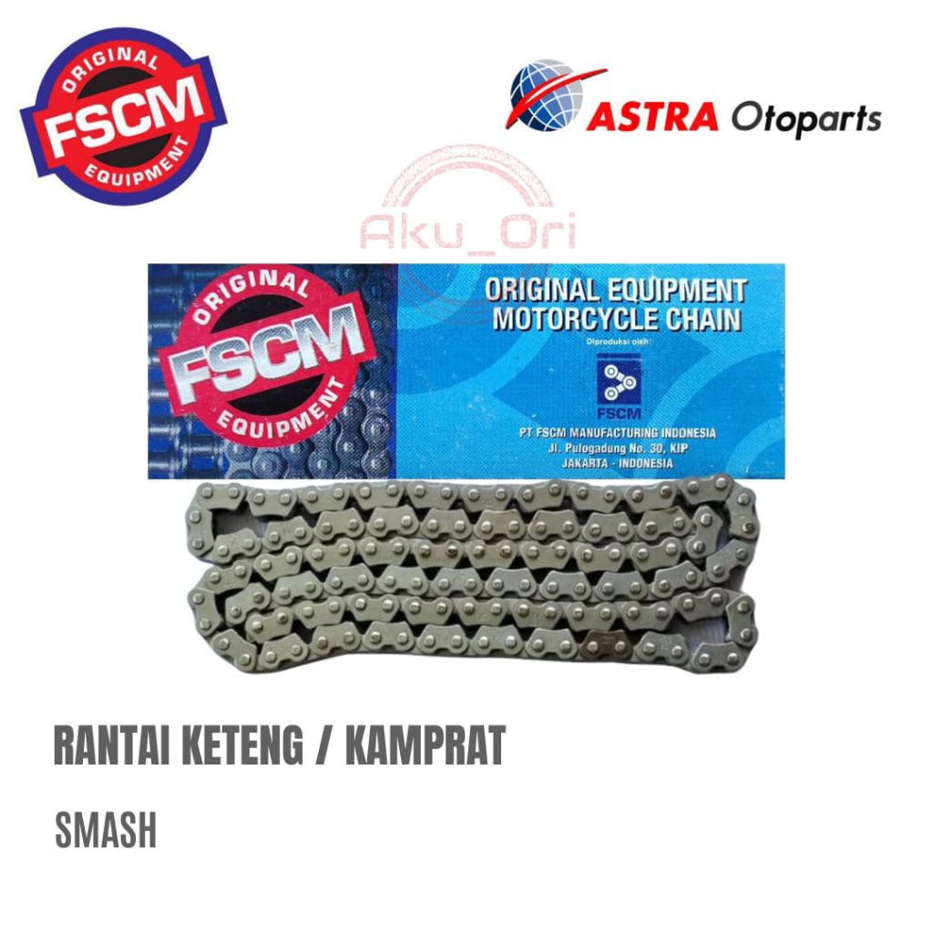 RANTAI KETENG ONLY SMASH FSCM rantai kamprat smash astra otoparts