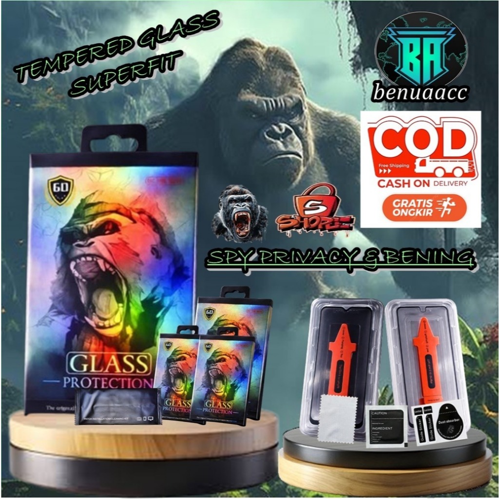 (ba) TG TEMPERED GLASS SUPERFIT SPY & BENING REDMI I