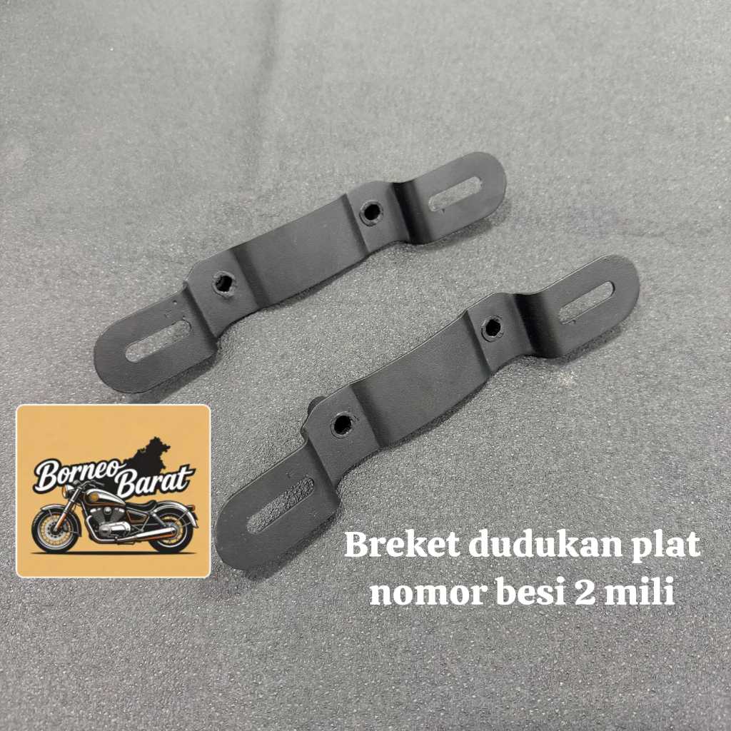 DUDUKAN PLAT NOMOR DEPAN MOTOR HONDA BRACKET DUDUKAN PLAT NOMOR MOTOR BEAT, VARIO, SUPRA X, KARISMA