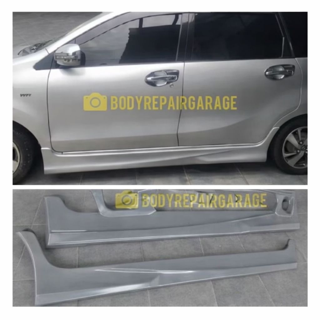 side skirt bodykit samping avanza xenia luxury | plastik abs | free ongkir