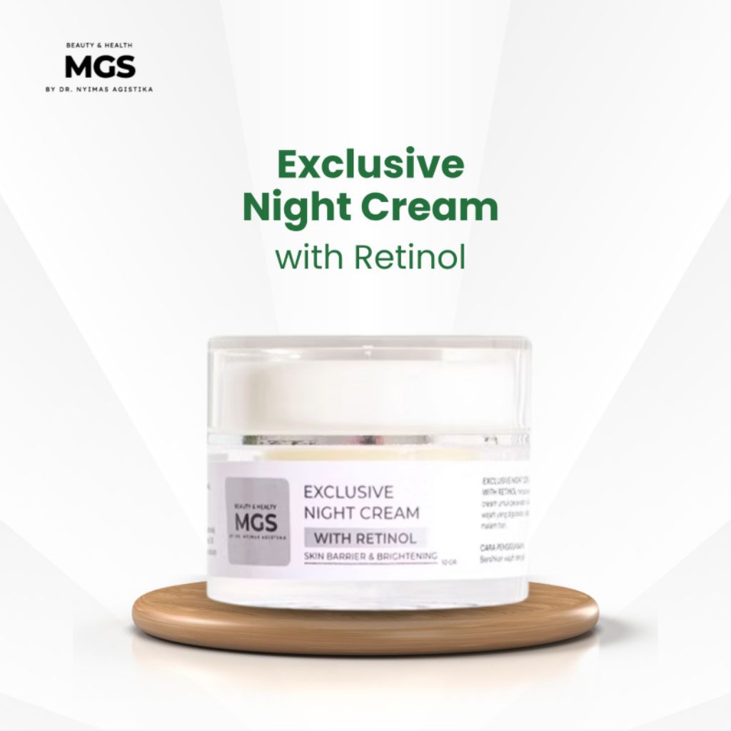 Cream malam Retinol Brightening Dr nyimas agistika