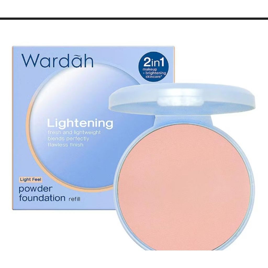 Wardah Promo Bedak Refill No 3 Lightening Promo Powder Foundation 2in1 Makeup Brightening Skincare