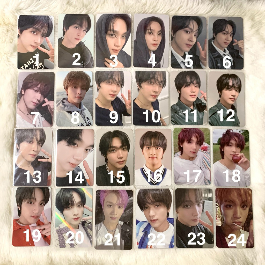 PHOTOCARD HAECHAN TASTE OFFICIAL PHOTOCARDS HAECHAN freebies keychain