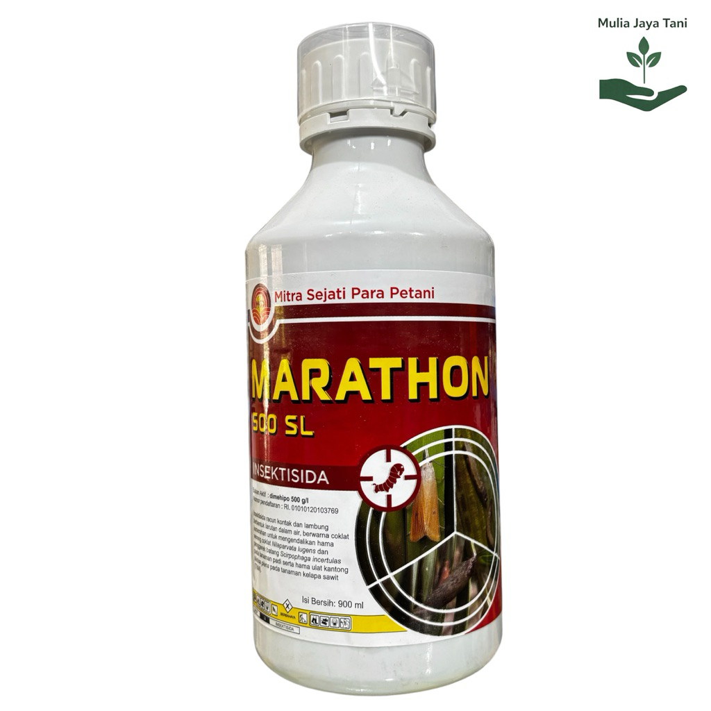 Insektisida MARATHON 500SL Kemasan 900Ml - Marathon 500sl Efektif Membasmi Sundep Wereng dan Ulat Gr