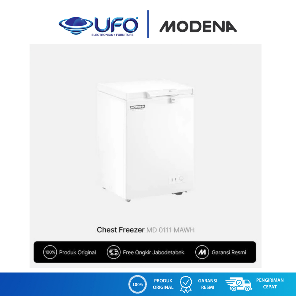MODENA Chest Freezer MD0111MAWH / MD0210MDWH 116 Liter / 200 Liter