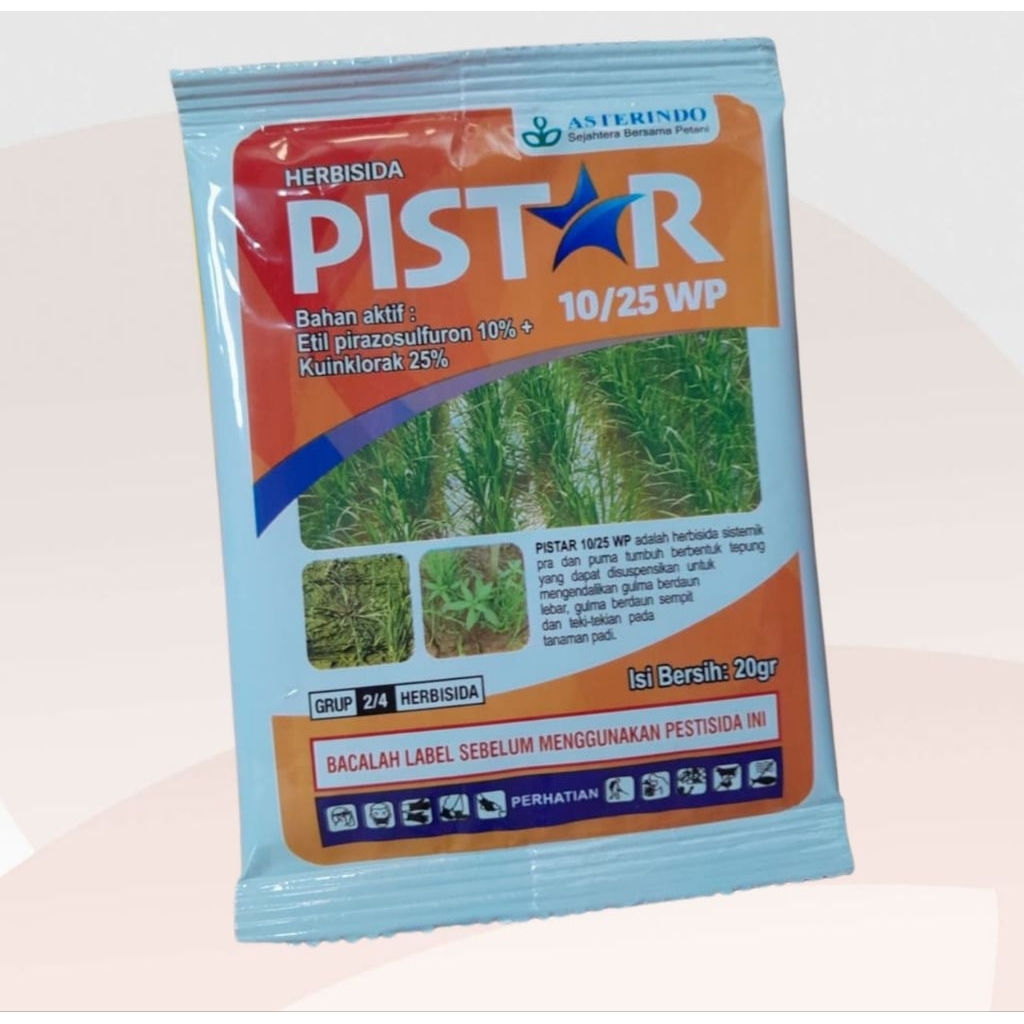 Herbisida 10/25wp Pistar Sag Bahan Aktif 25% Kuinklorak