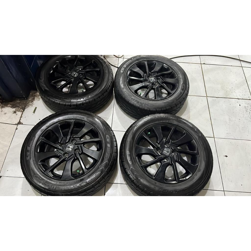 PELEK OEM VELG BAWAAN MOBIL BRIO RS RING 15 LEBAR 6 BAUT PCD 4X100 PLUS BAN 185 55 R15 BUAT JAZZ MOB