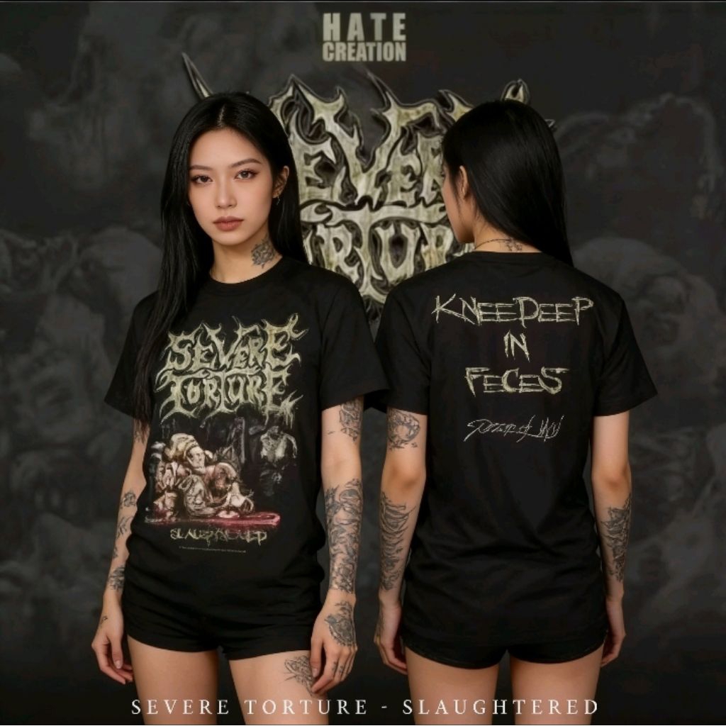 TSHIRT - SEVERE TORTURE - slaughtered