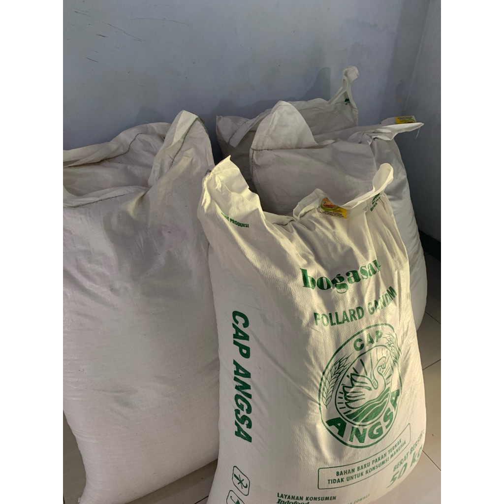 5kg Polar Gandum Cap Angsa - Pollard Berkualitas Tinggi, Sumber Protein dan Mineral, Kemasan Premium