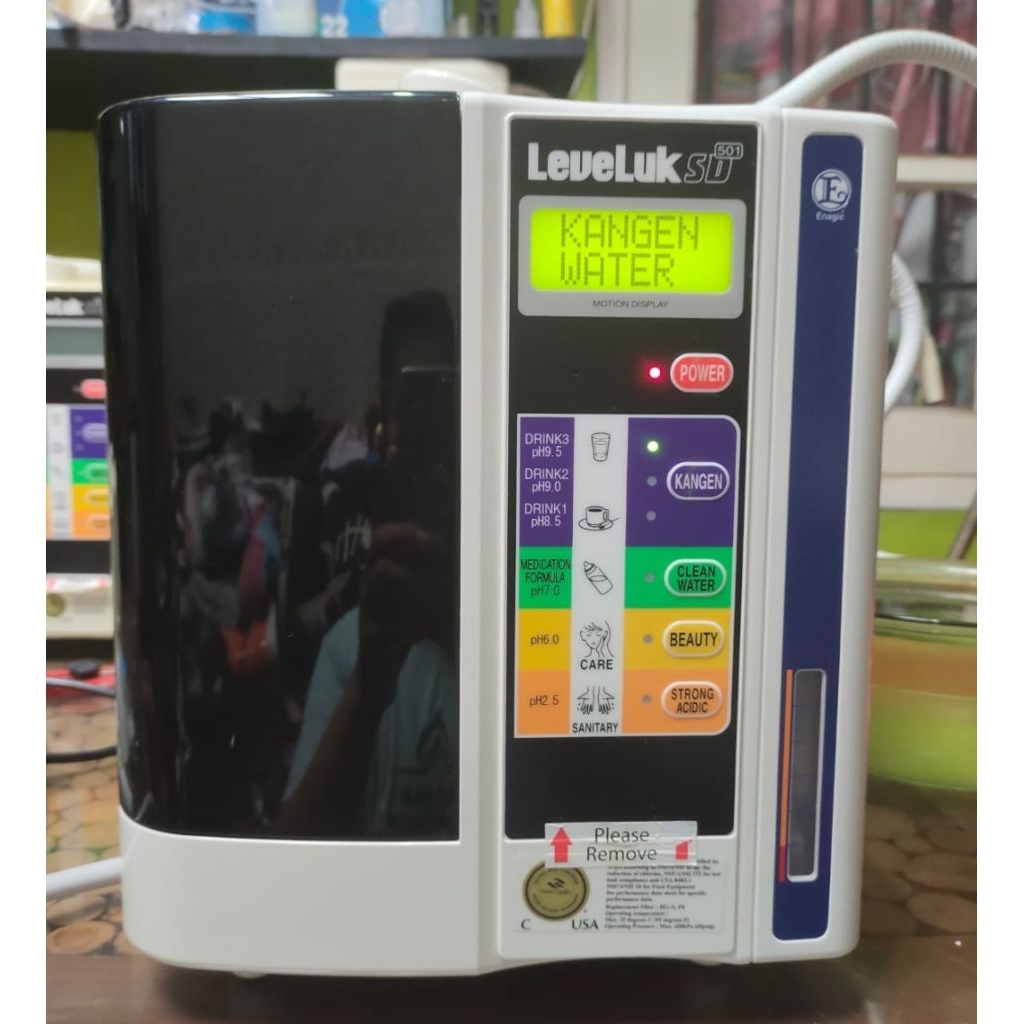 mesin kangen water Laveluk SD501 seken mulus free pompa 7plat