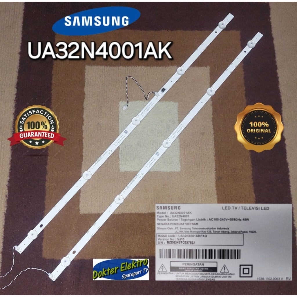 BACKLIGHT BL TV SAMSUNG UA32N4001AK UA32N4003AK ORIGINAL