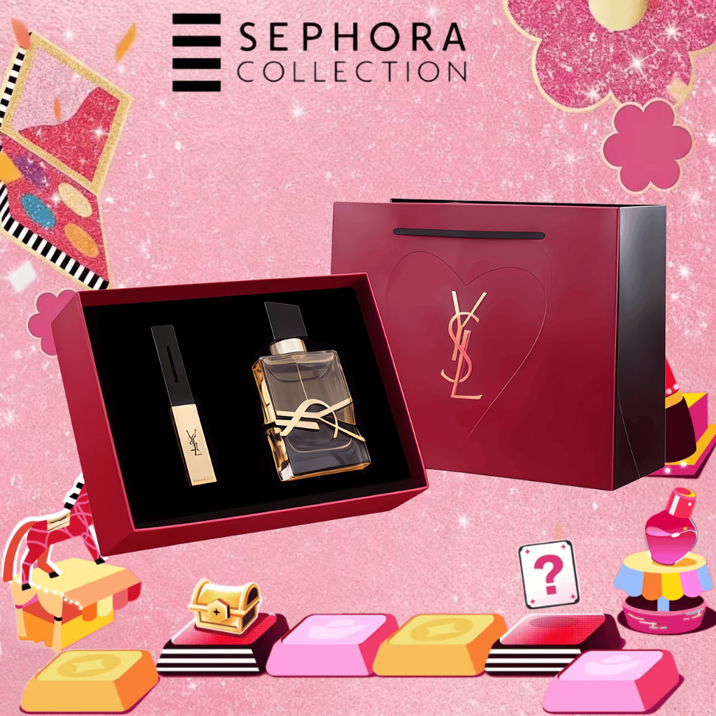 [Gift for Girlfriend] YSL  libre EDP Parfum Gift Set | YSL lipstick rouge| YS 1 Matte Lipstick
