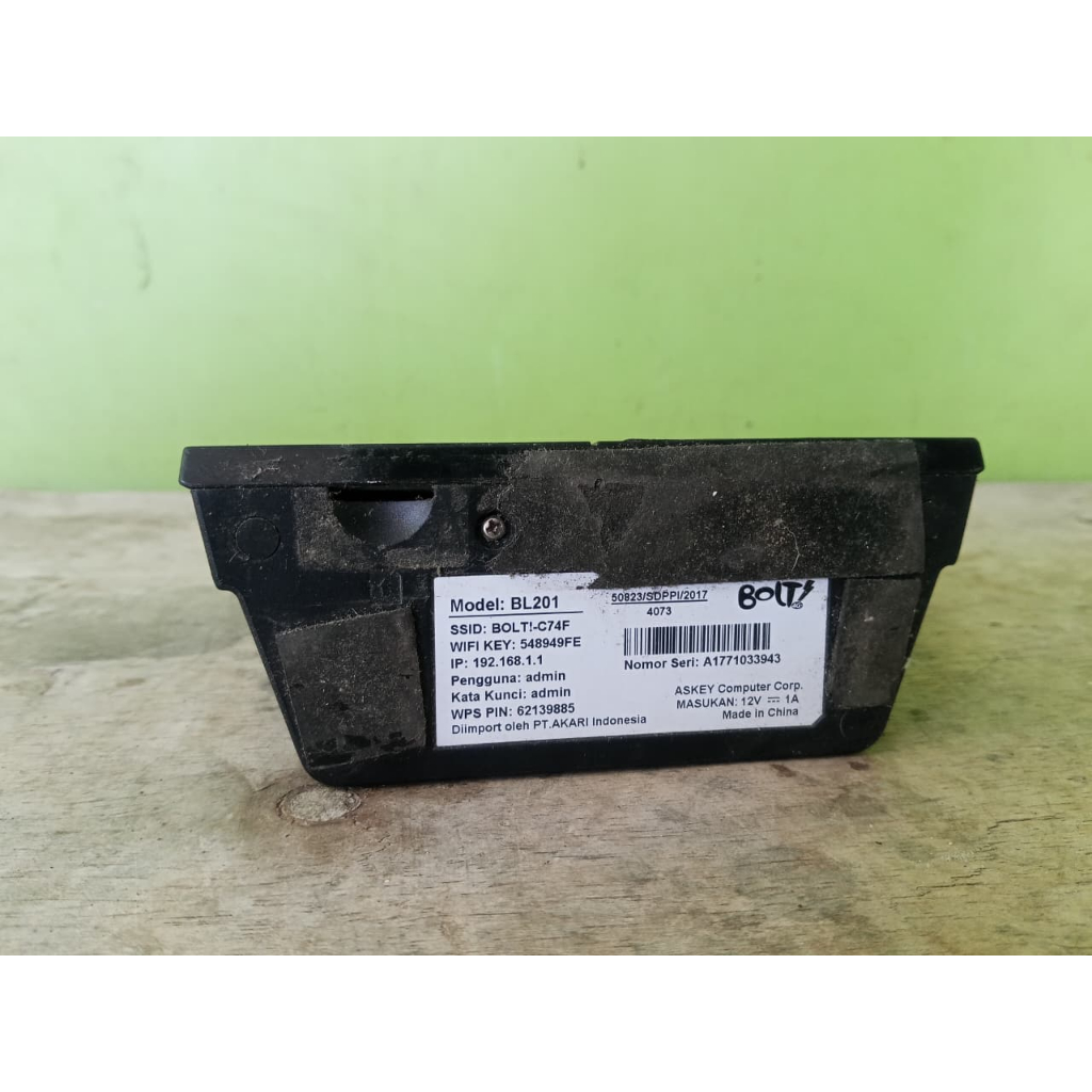 Modem Bolt BL201 OpenWRT Bekas