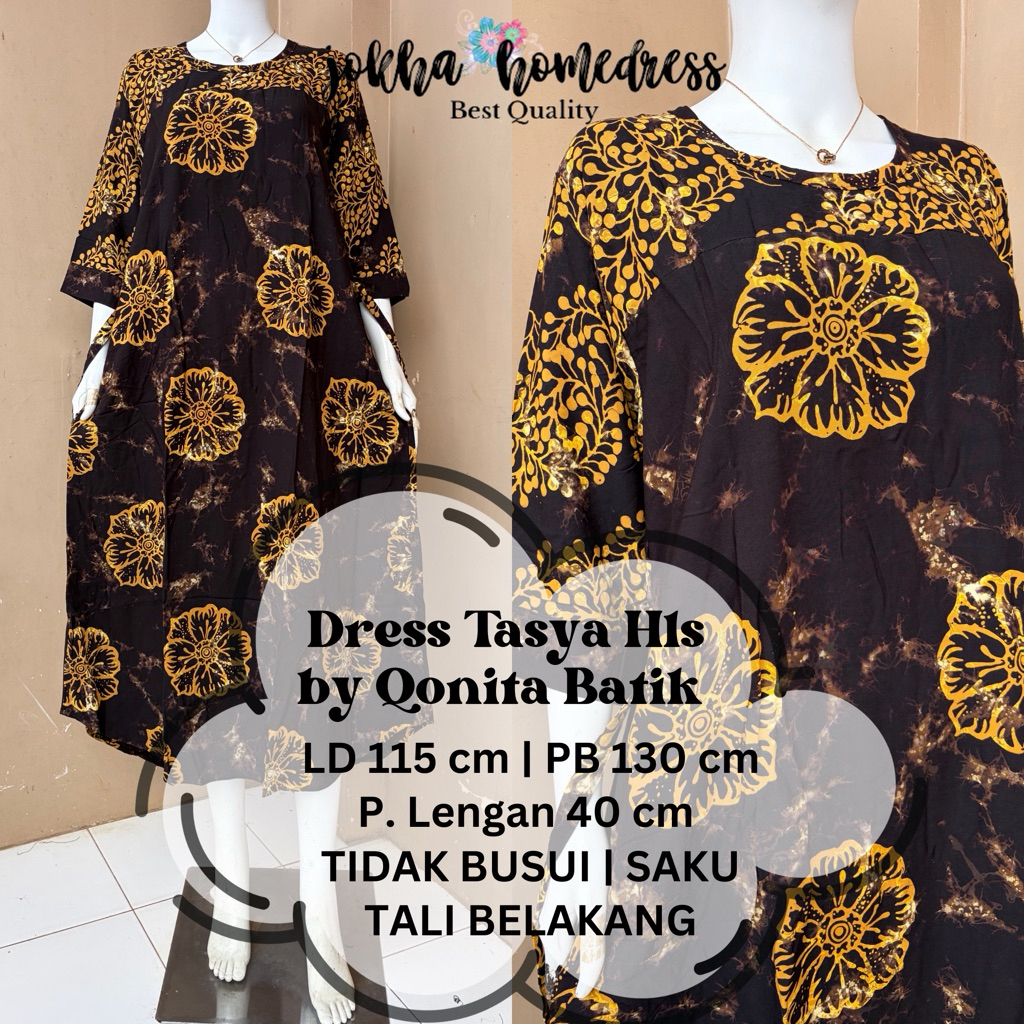 Dress Tasya Medium Hls by Qonita Batik Pekongan ORI