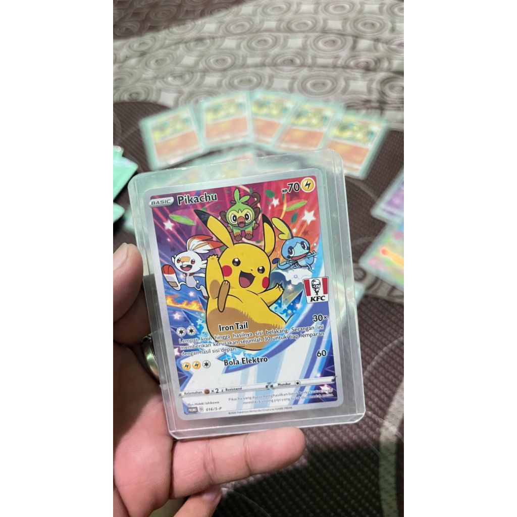 KARTU POKEMON PROMO KFC BINDER ORIGINAL