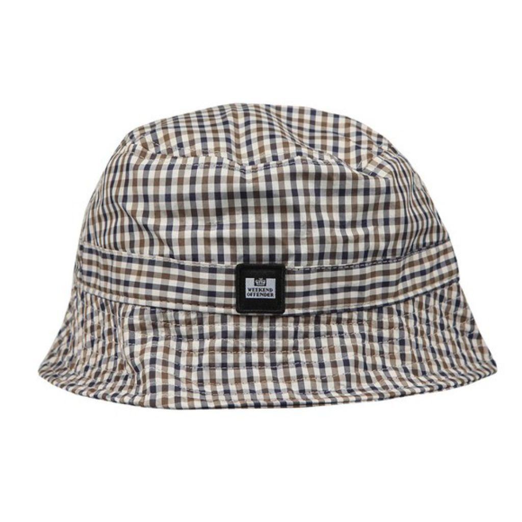 Weekend Offender Tartan Bucket Hat Original 100%