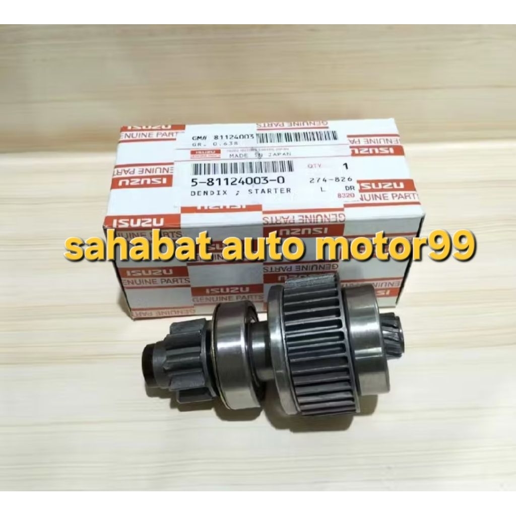 Bendix Stater Dinamo Stater Isuzu Nkr71 Original