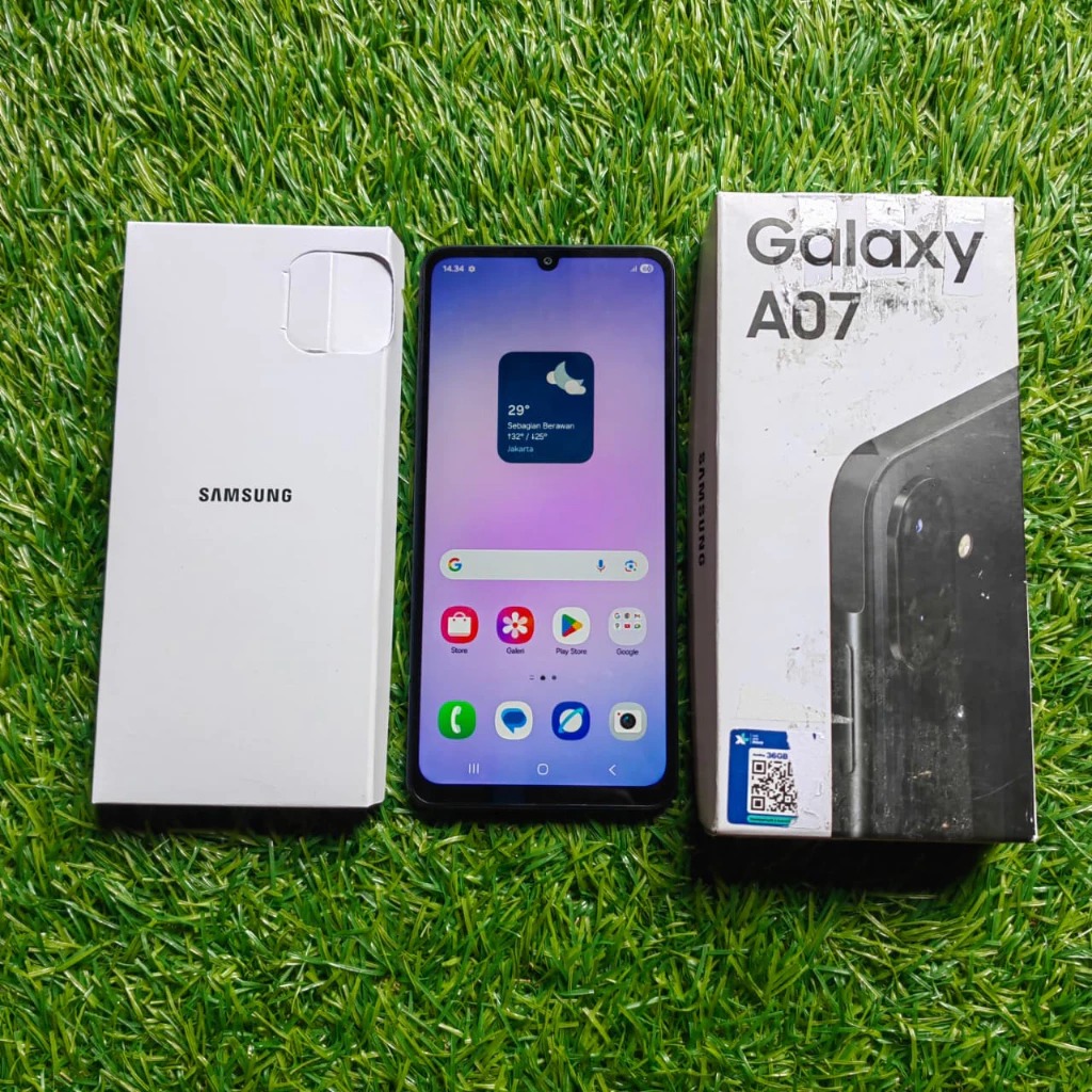 SAMSUNG A07 4G SECOND 4/64GB HP SECOND HP SEKEN HP BEKAS HP MURAH