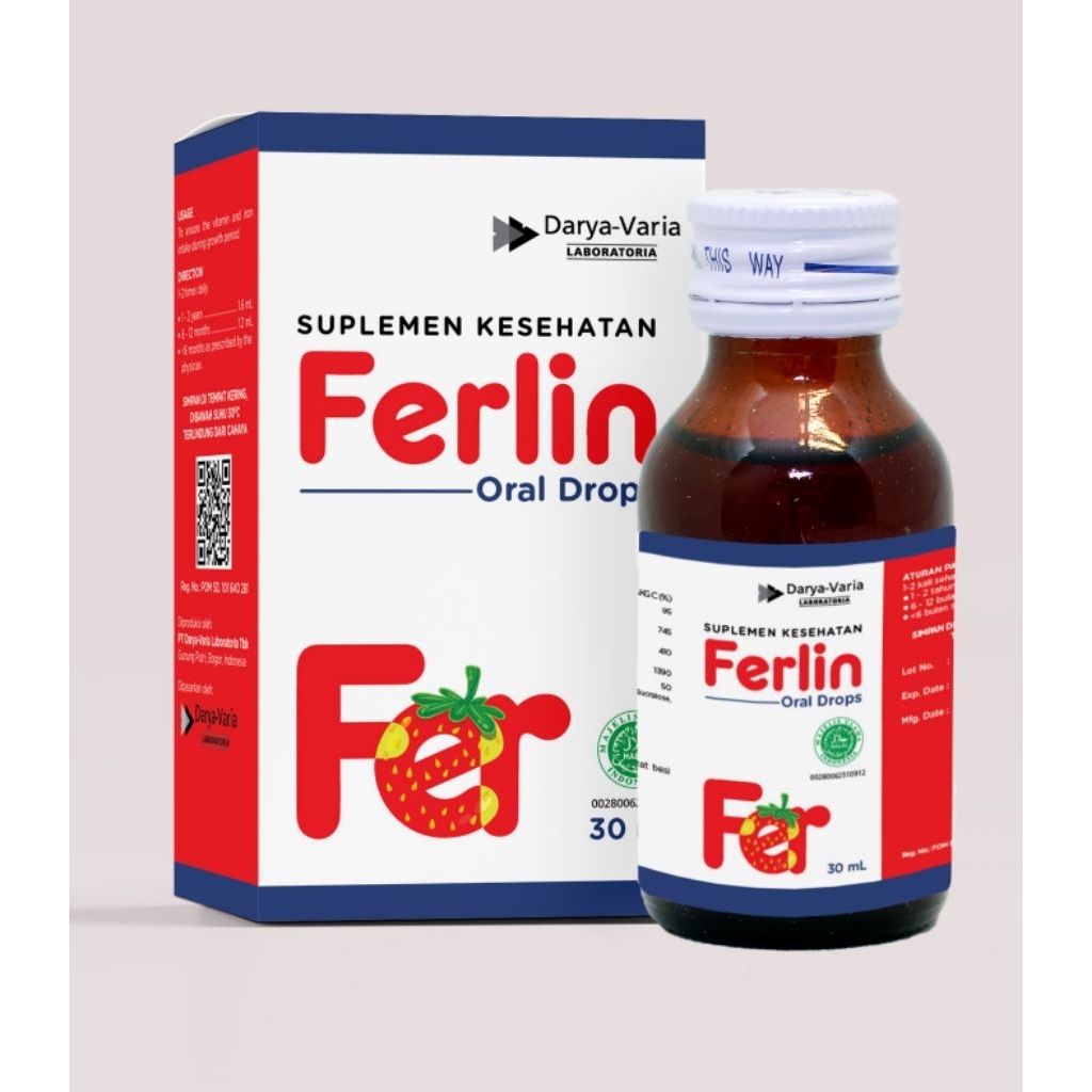 Ferlin Drop 30ml Suplemen Zat Besi