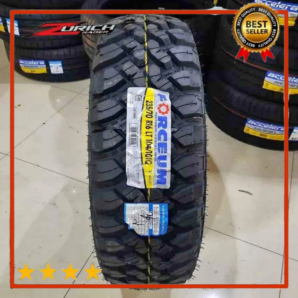 Ban Mobil 235 70 R16 Merek Forceum M/T 08 Plush 235/70 R16 Mud Terrain