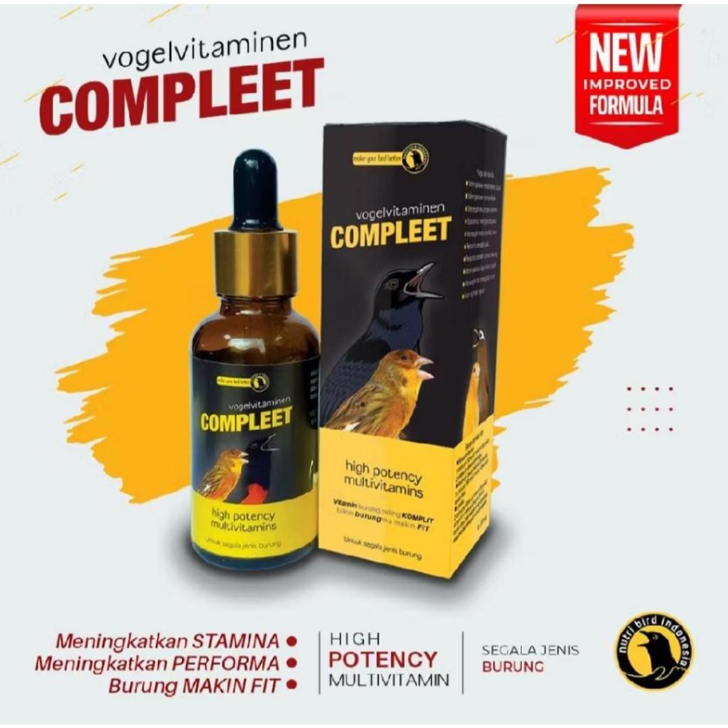 Vogel vitamin COMPLEET vitamin burung paling komplit untuk lomba dan harian