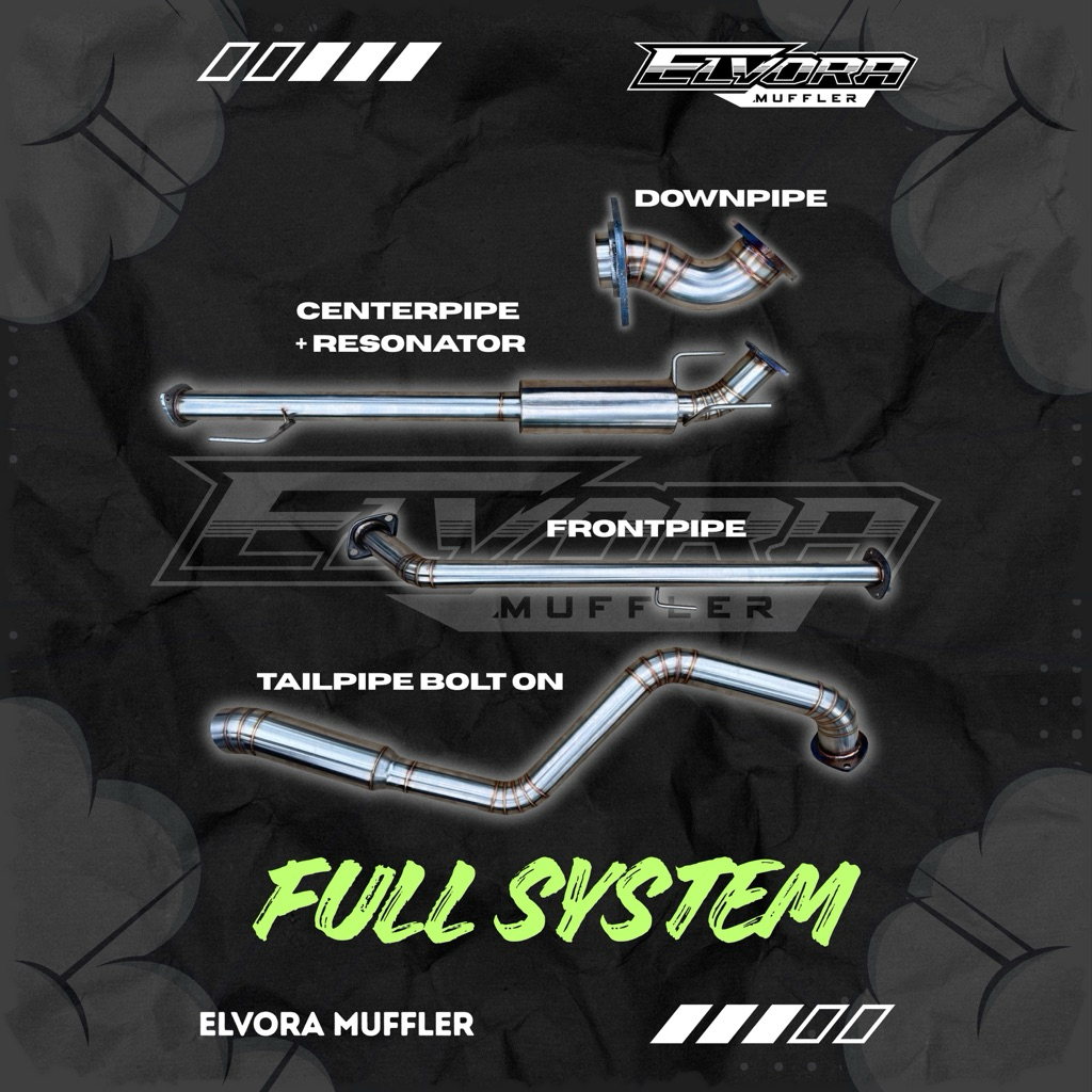 Fullsystem Knalpot Fortuner VNT