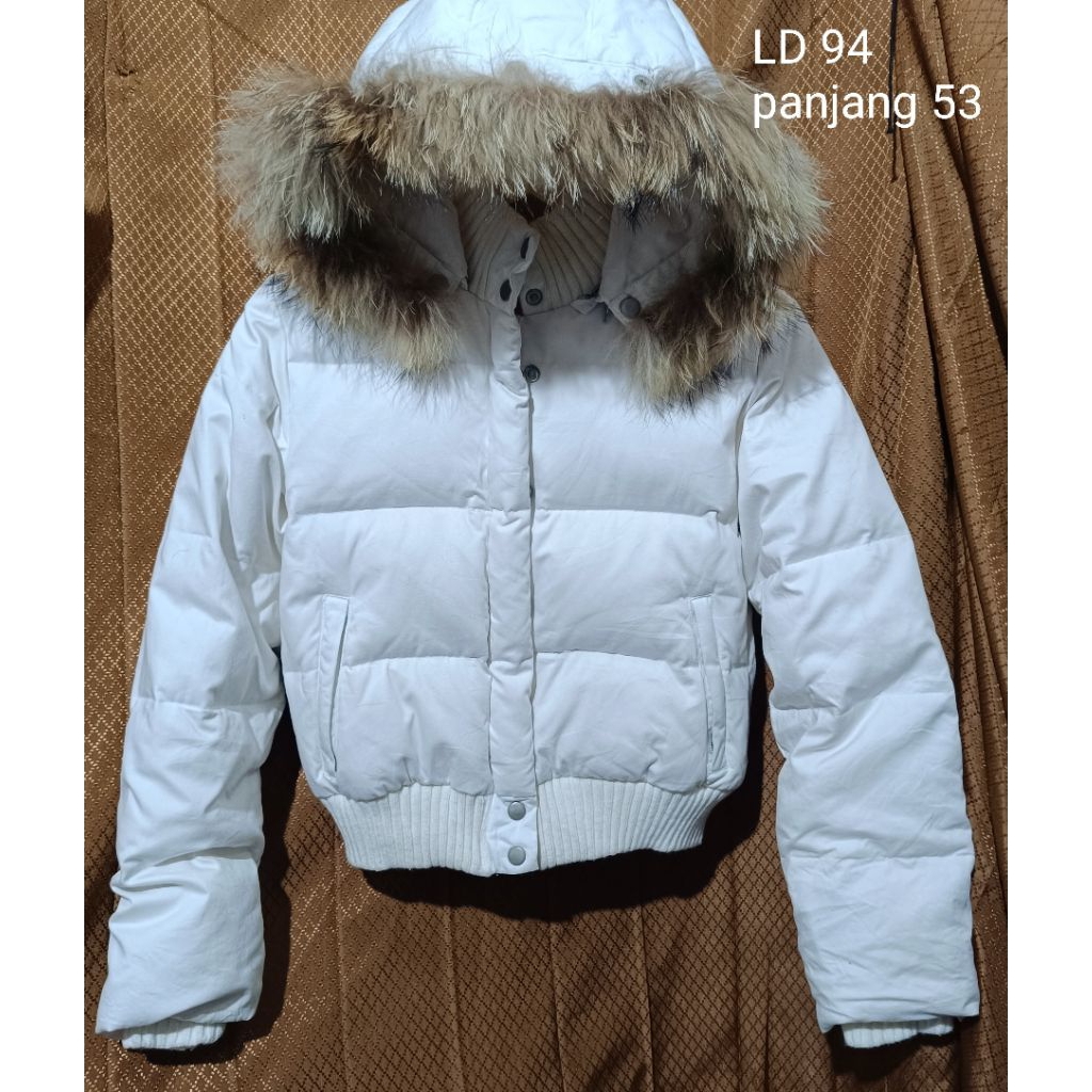 jaket bulu angsa bomber putih jaket bulu angsa bomber hoodie putih jaket bulu angsa putih jaket salj