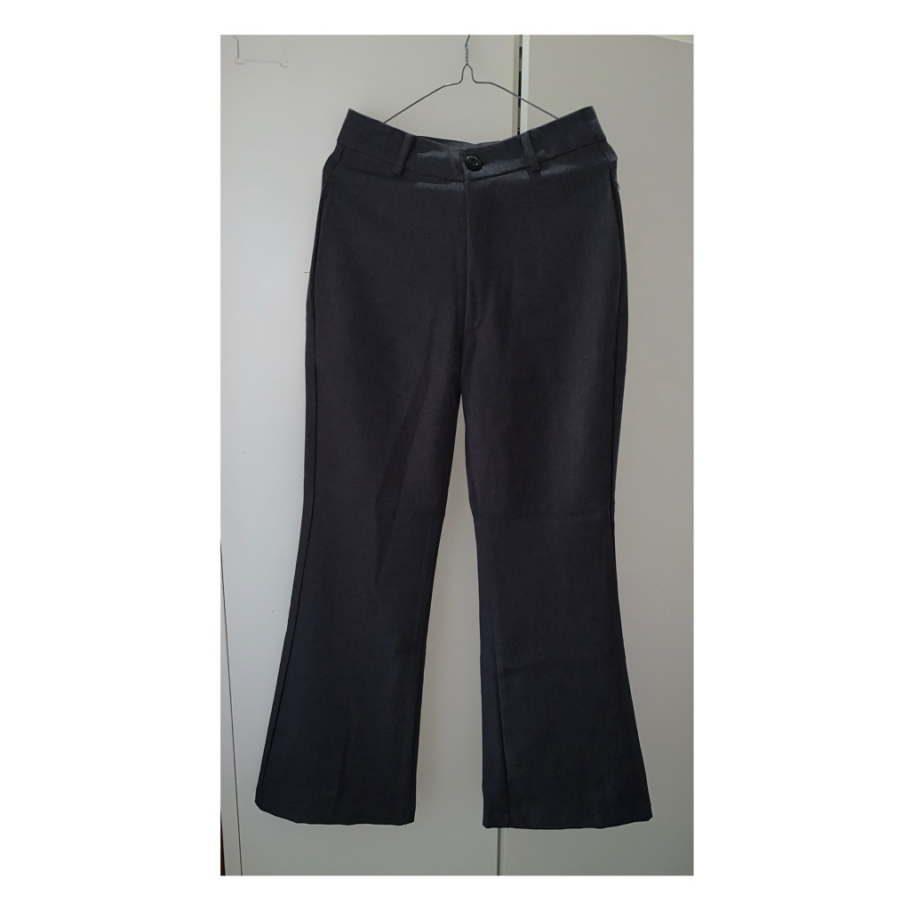 Celana bahan cutbray pants preloved