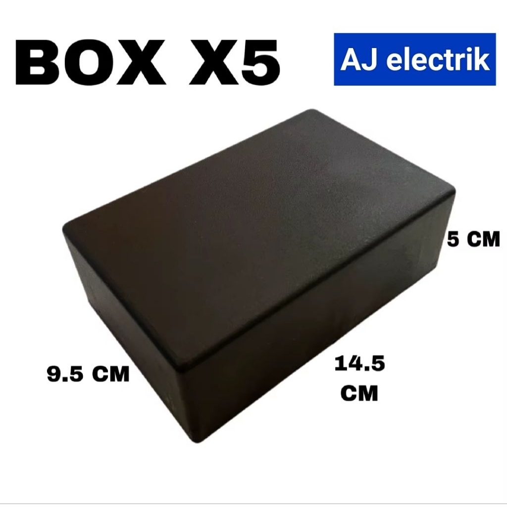 BOX MULTIFUNGSI X 5 / Box Plastik Universal HITAM X 5 / BOX X 5 Kualitas Bagus