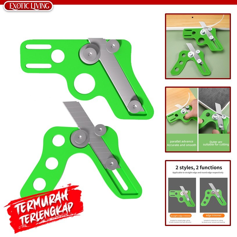 ExoticLiving - Isfriday Pisau Pemangkas Tepi Kayu Edge Trimming Scraper Knife Cutter CUTTER KATER PI