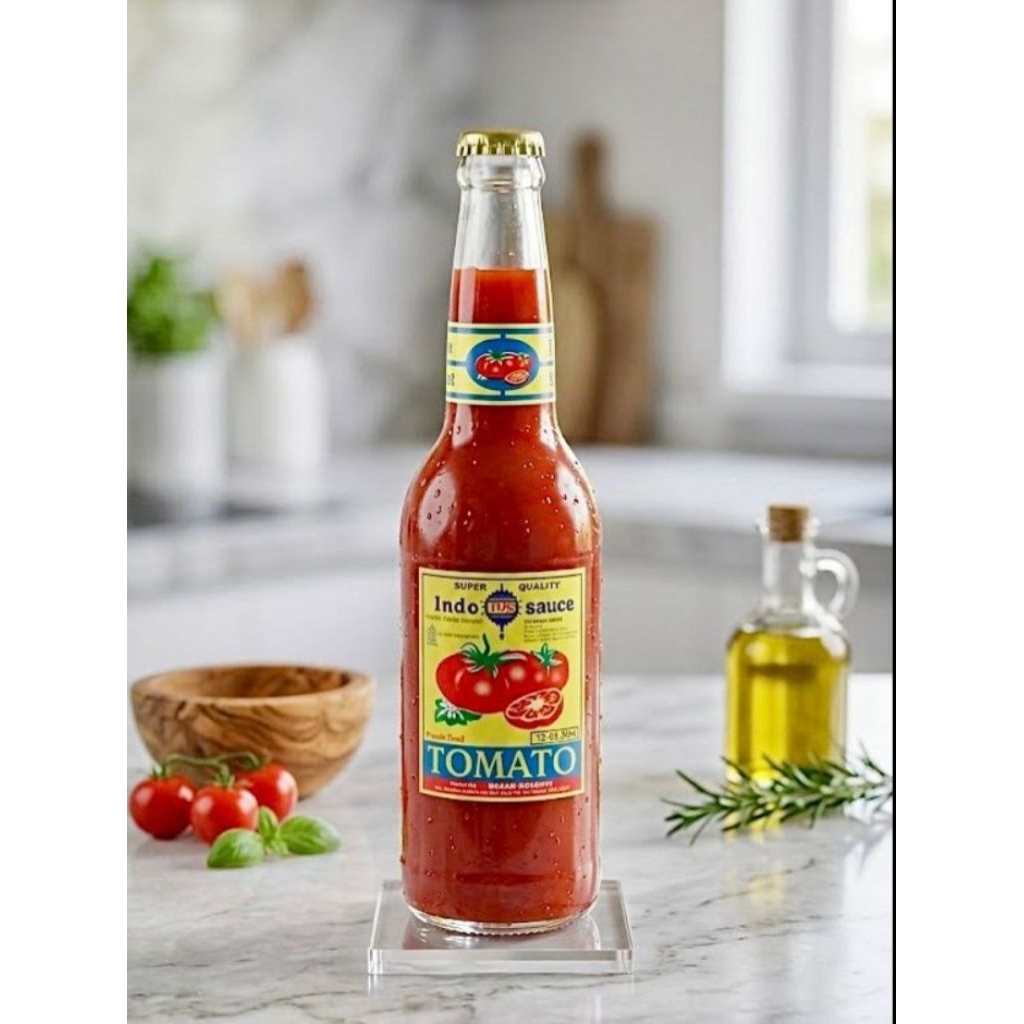 Saos Tomat Botol Kaca 600ml TOMATO Special – Rasa Manis Gurih Alami (Tanpa Pengawet)