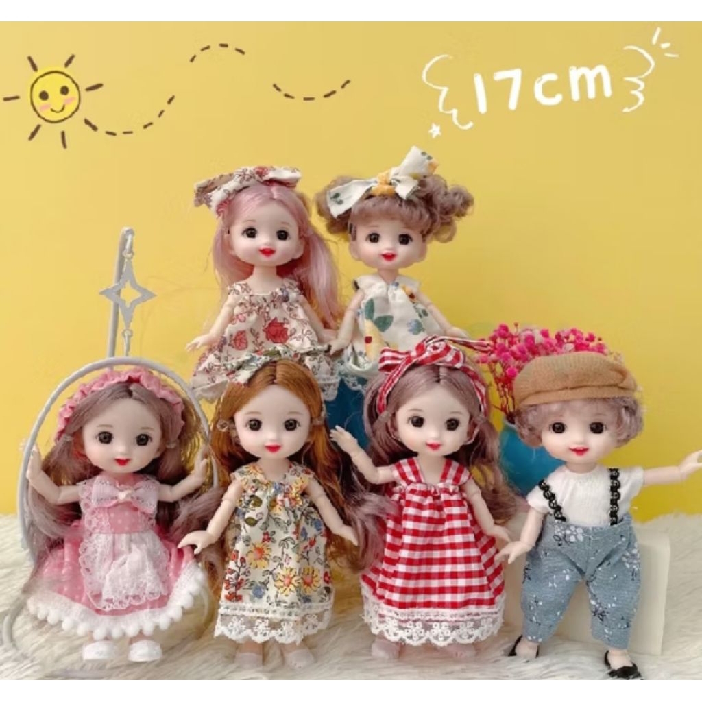 Boneka Anak Perempuan Mini Yuna Doll Mini Cute Princess