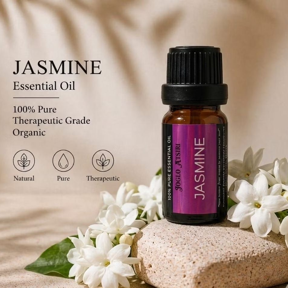 Jasmine Natural Organic Essential Oil 10ml MURNI 100% Minyak Atsiri Bunga Melati