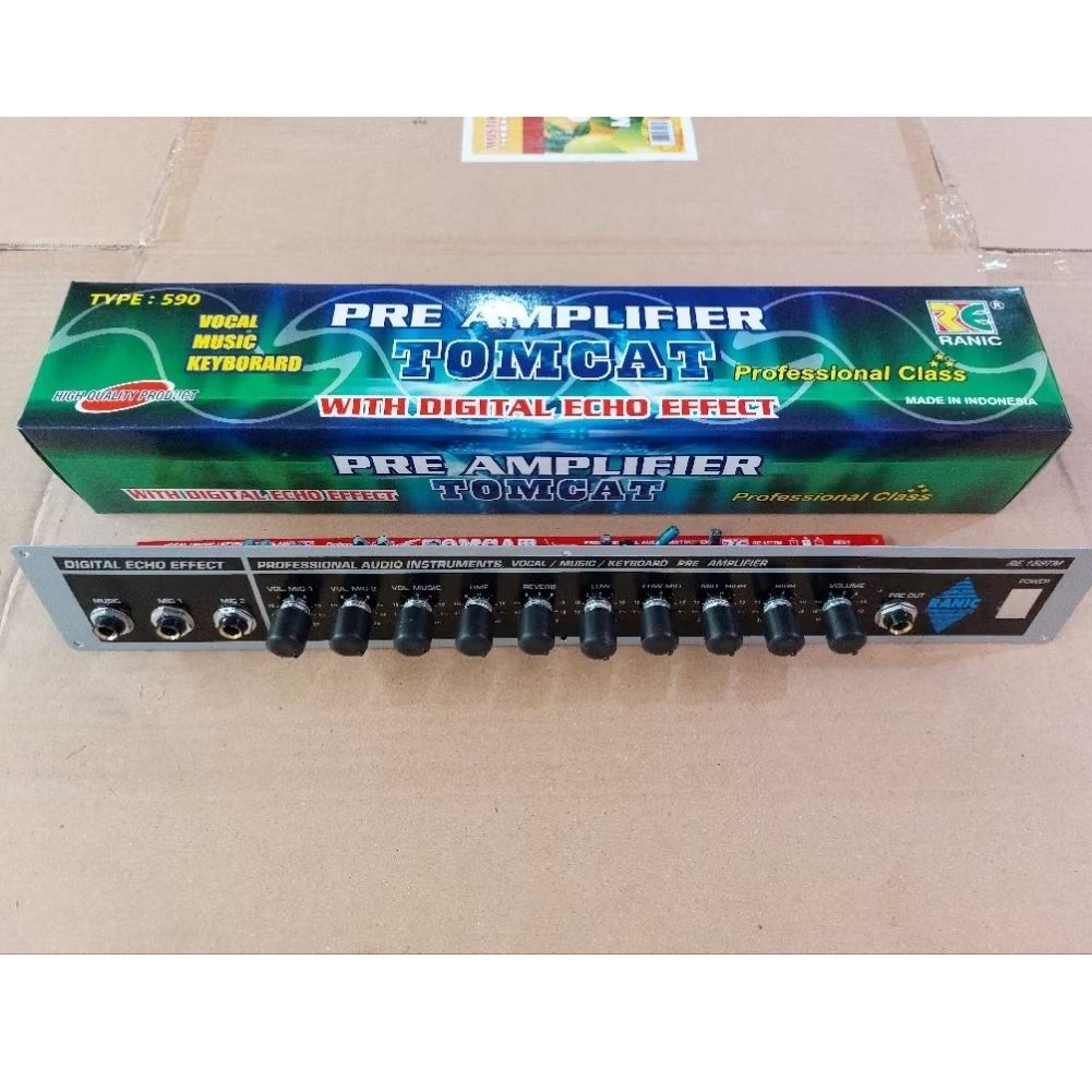 Kit Pre Amplifier Tone Control Keyboard Gitar Tomcat 590