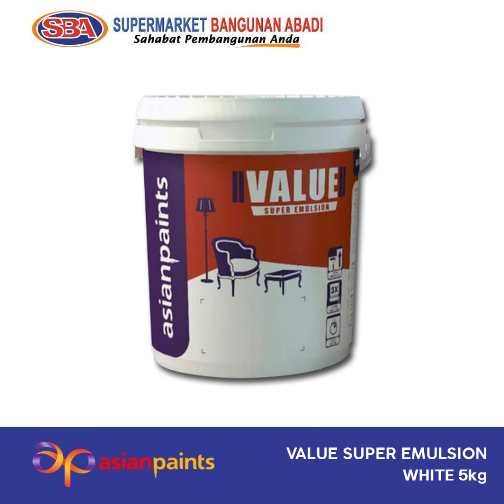 Asian Paint Value Super Emulsion White 5KG