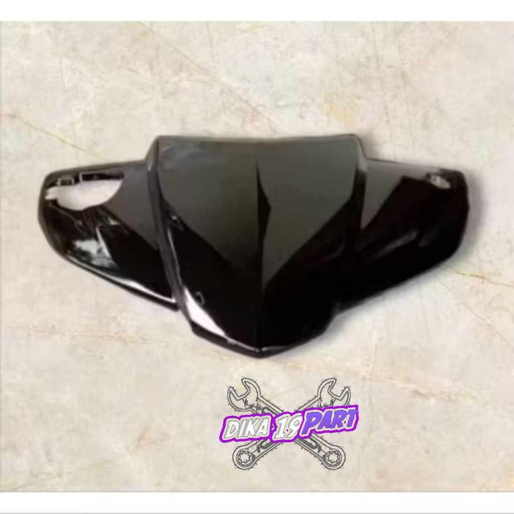 batok depan vario karbu 110 ori abs hitam glosi