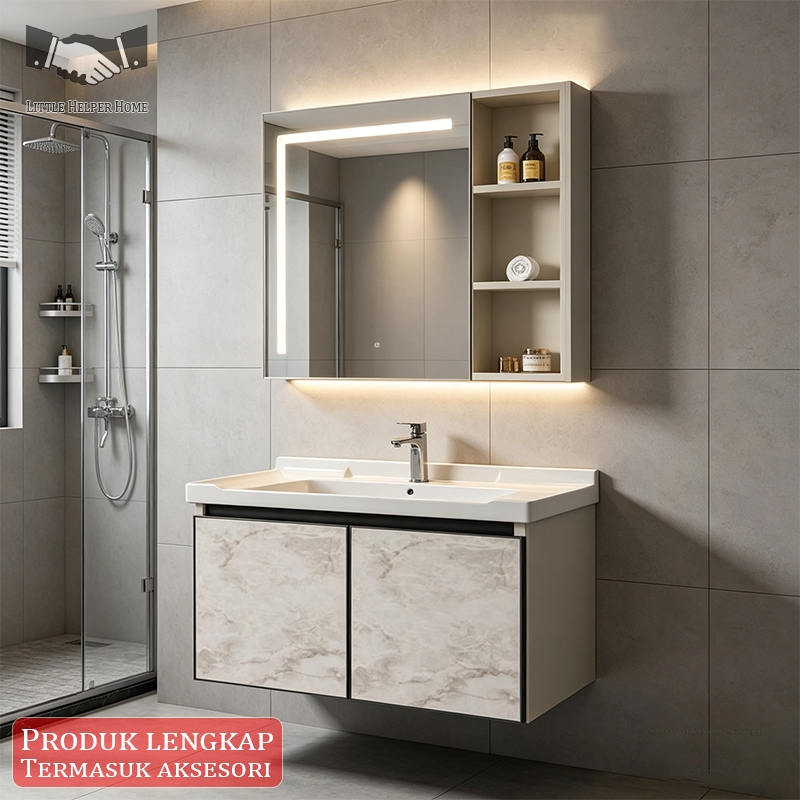 washtafel kamar mandi set,kabinet wastafel aluminium,wastafel keramik,wastafel dinding,set wastafel 