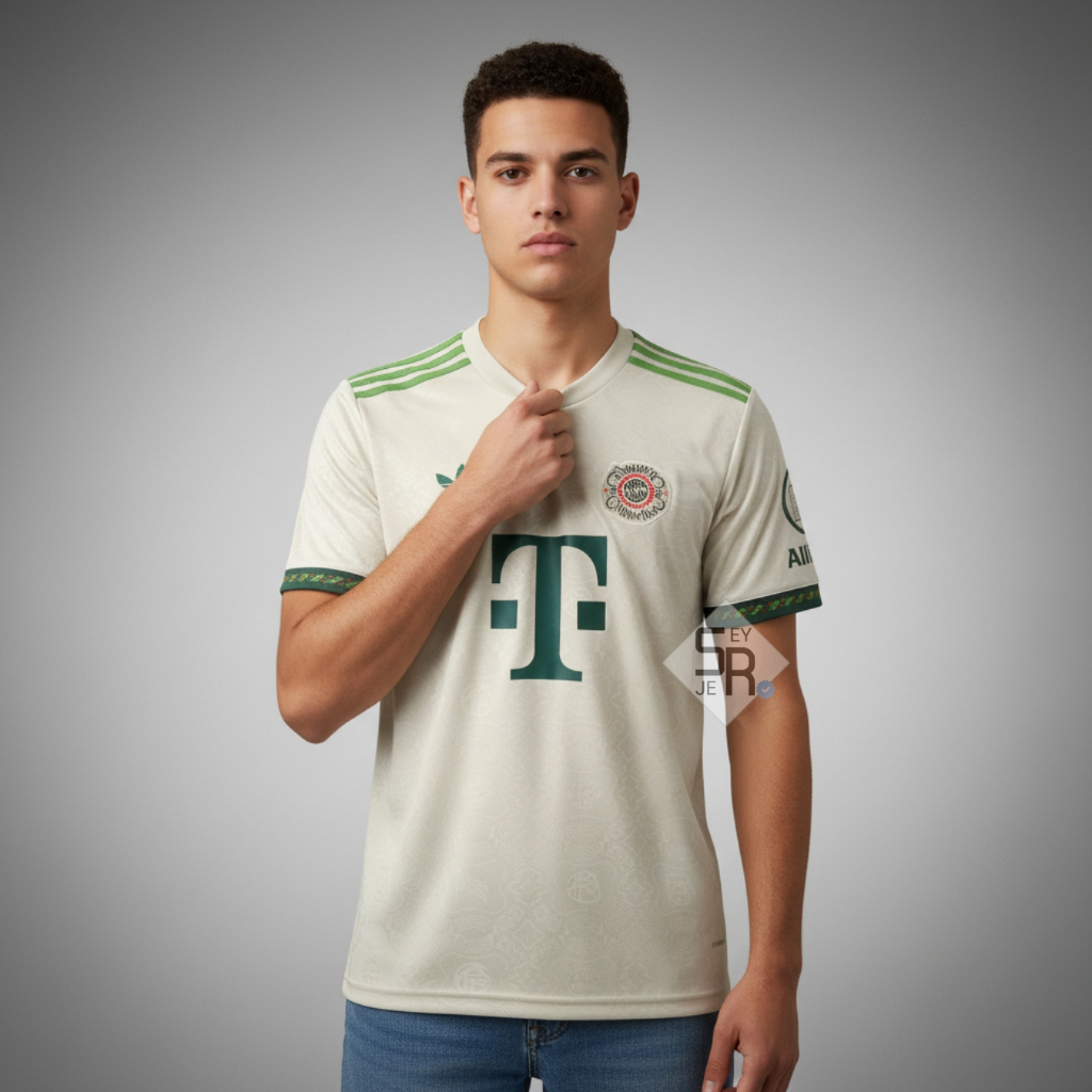 Jersey Byrn Mnchn Oktoberfest 2025 2026 Baju Bola Hijau Pasang Custom Sablon Nama Nomor Punggung Nam