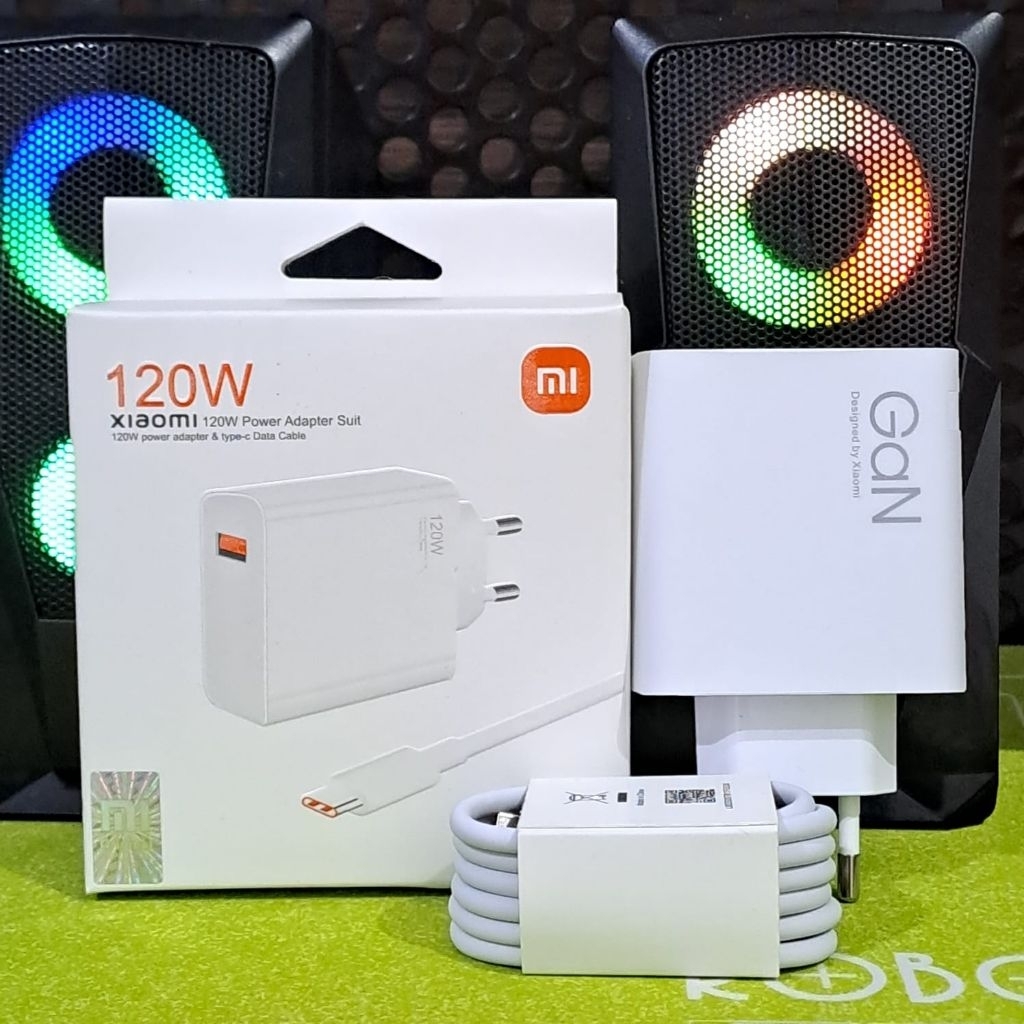 Charger xiaomi 120W TURBO CHARGER TYPE C Pengisian daya Cepat