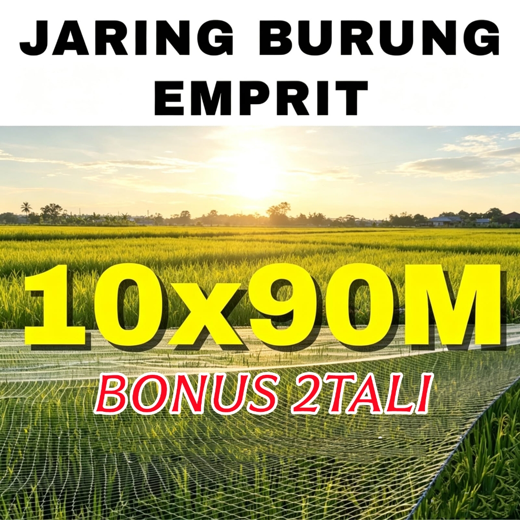 Jaring Burung  Jaring Padi Sawah Jaring Emprit Jaring Padi